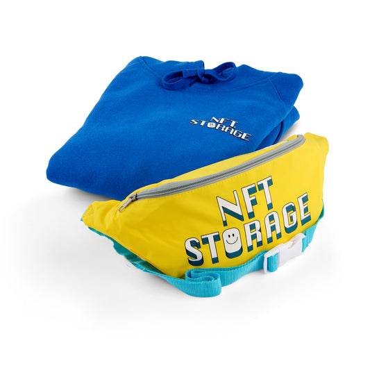 NFT.Storage Hoodie + Hip Pack