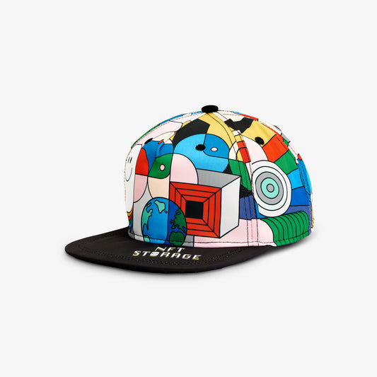 NFT.Storage Collage Snapback Cap